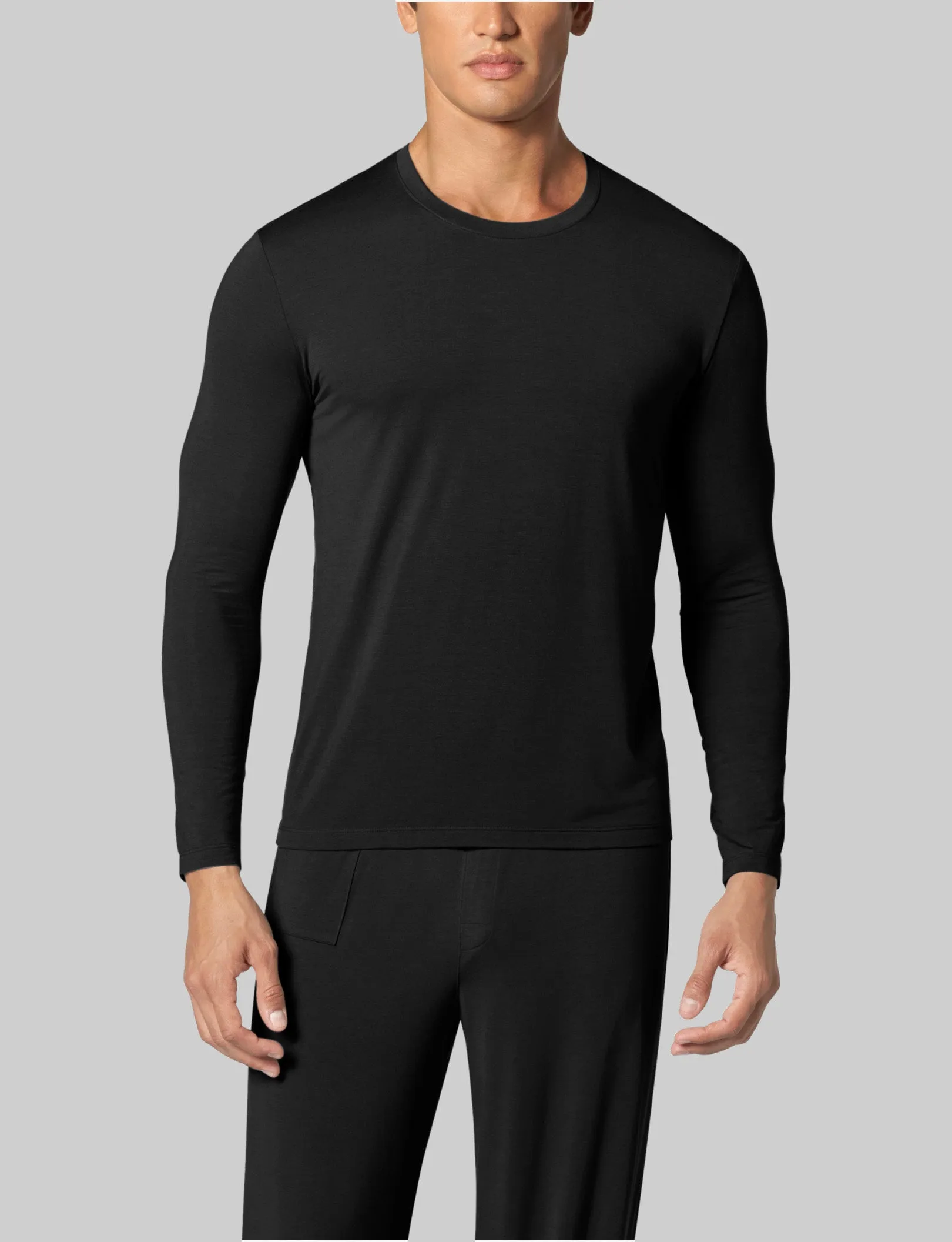 Second Skin Long Sleeve Sleep Tee & Pant Set