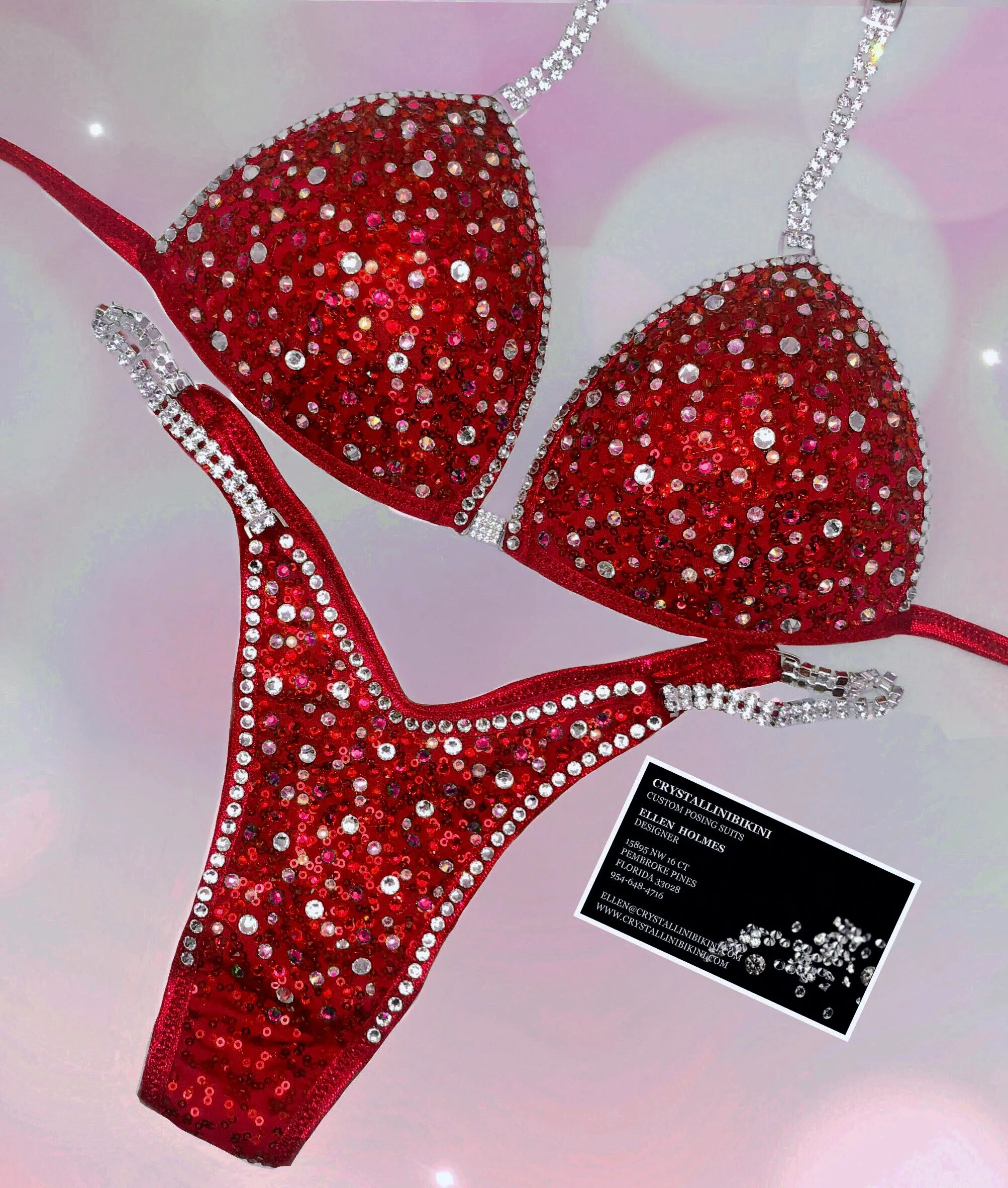 Sequin Princess competition bikini