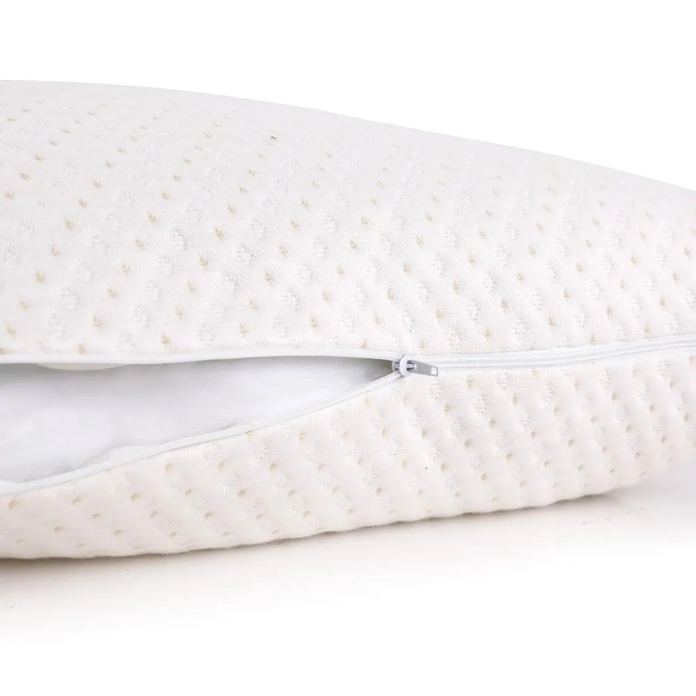 Set of 2 Single Bamboo Memory Foam Pillow