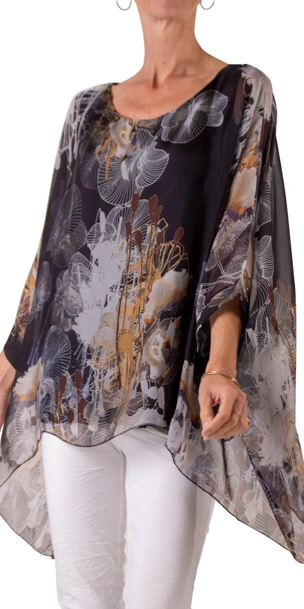 Seta Fall Floral Kaftan