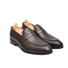 Seville - Brown Slip-on Penny Loafers