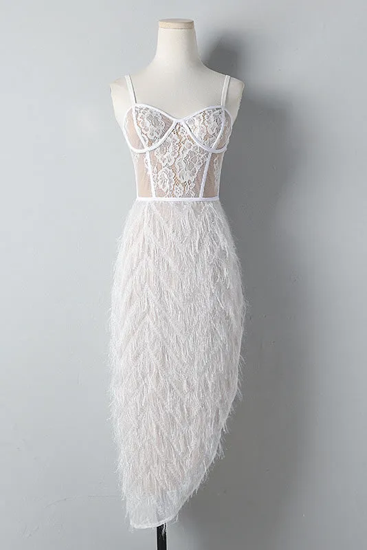 Sexy White Sweetheart Cocktail Party Dresses