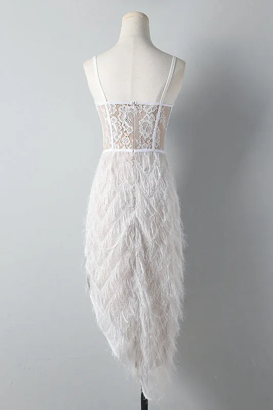 Sexy White Sweetheart Cocktail Party Dresses