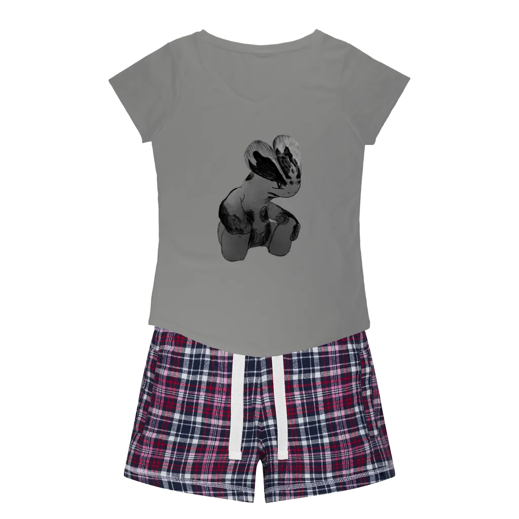 Shamrock Women's Sleepy Tee and Flannel Short