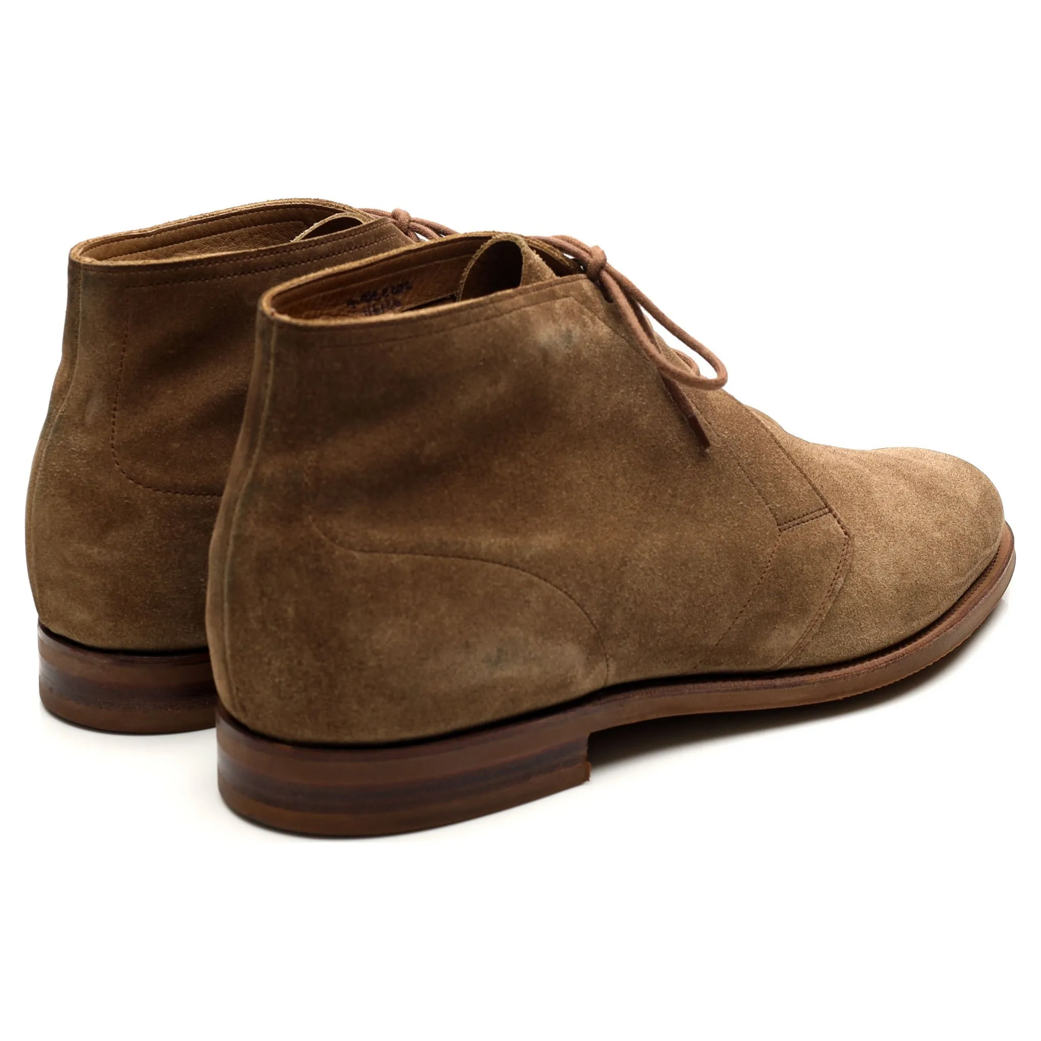 'Shanklin' Light Brown Suede Chukka Boots UK 9 E