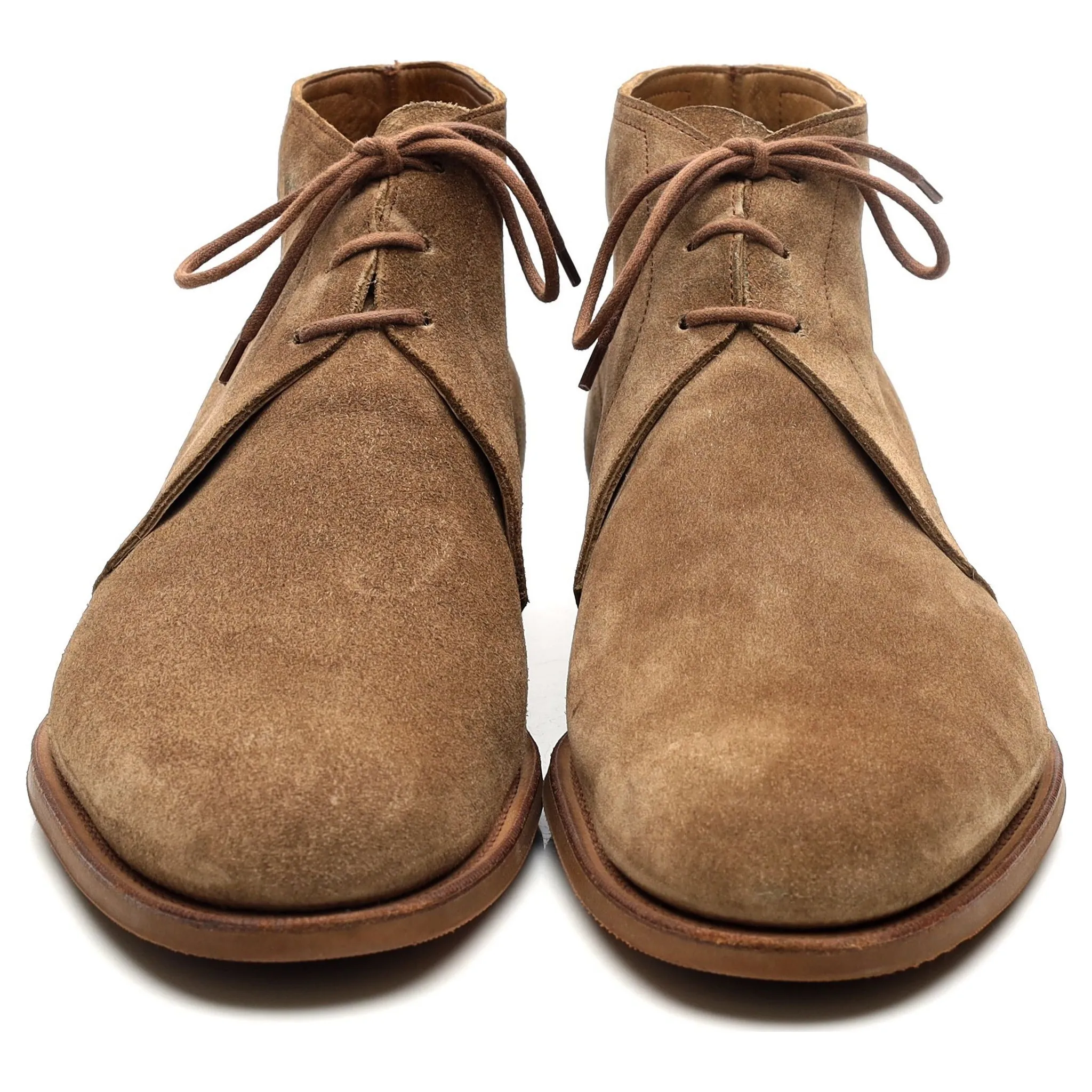 'Shanklin' Light Brown Suede Chukka Boots UK 9 E