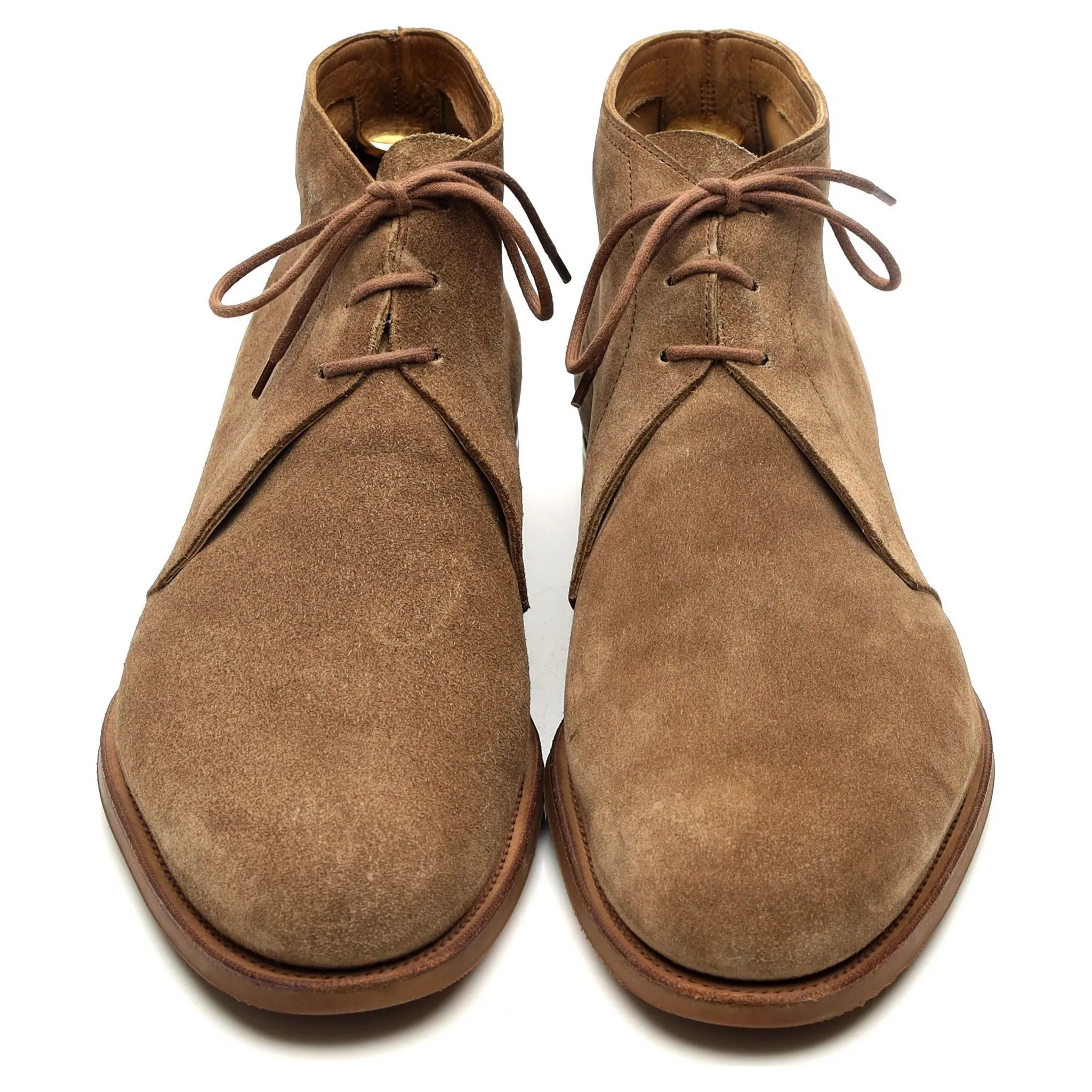 'Shanklin' Light Brown Suede Chukka Boots UK 9 E