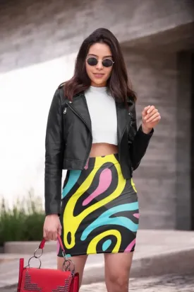 SHAPES IIIII Pencil Skirt