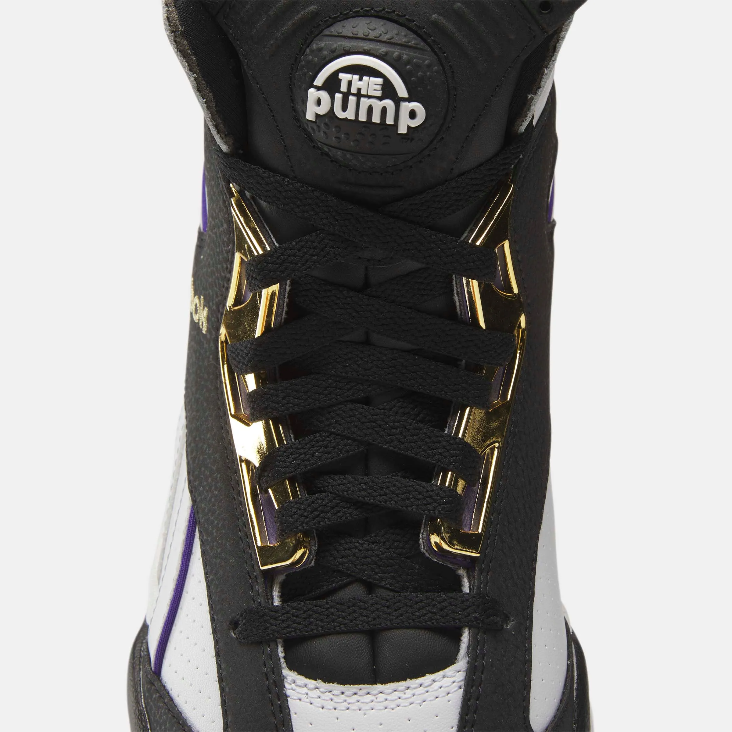 Shaq Attaq White/Black/Gold Met.