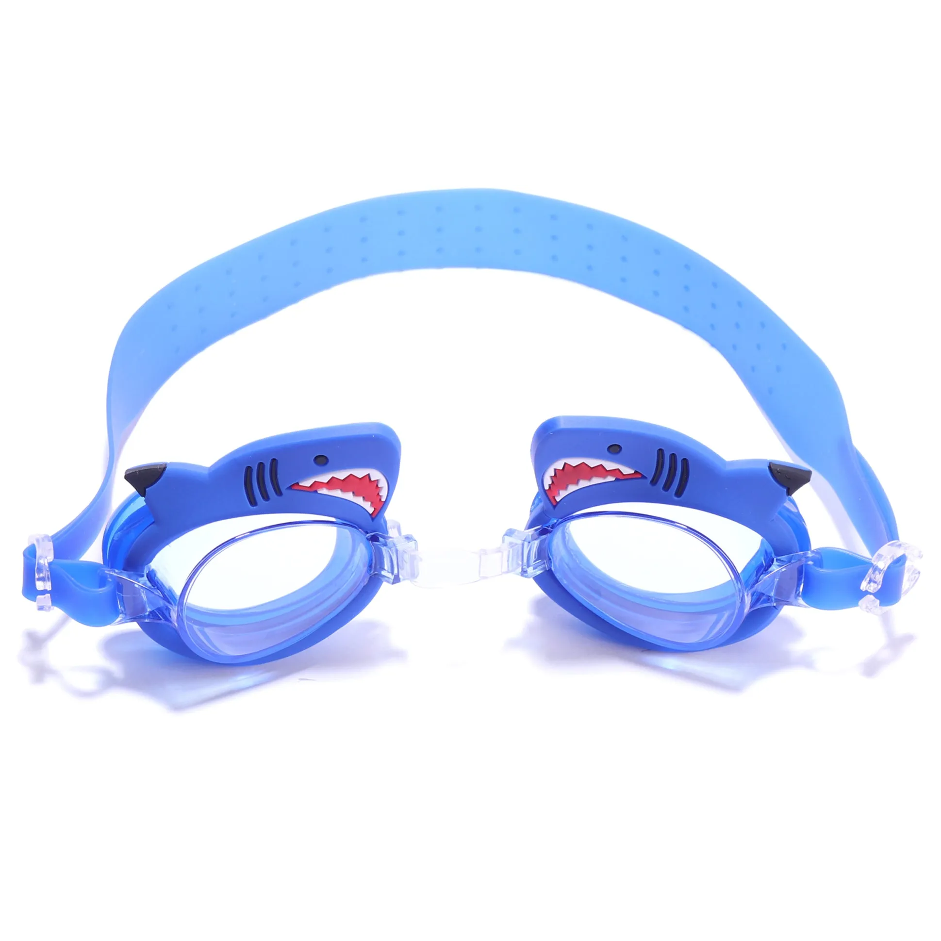 SHARK DESIGN SWIMMING GOGGLES - BLUE