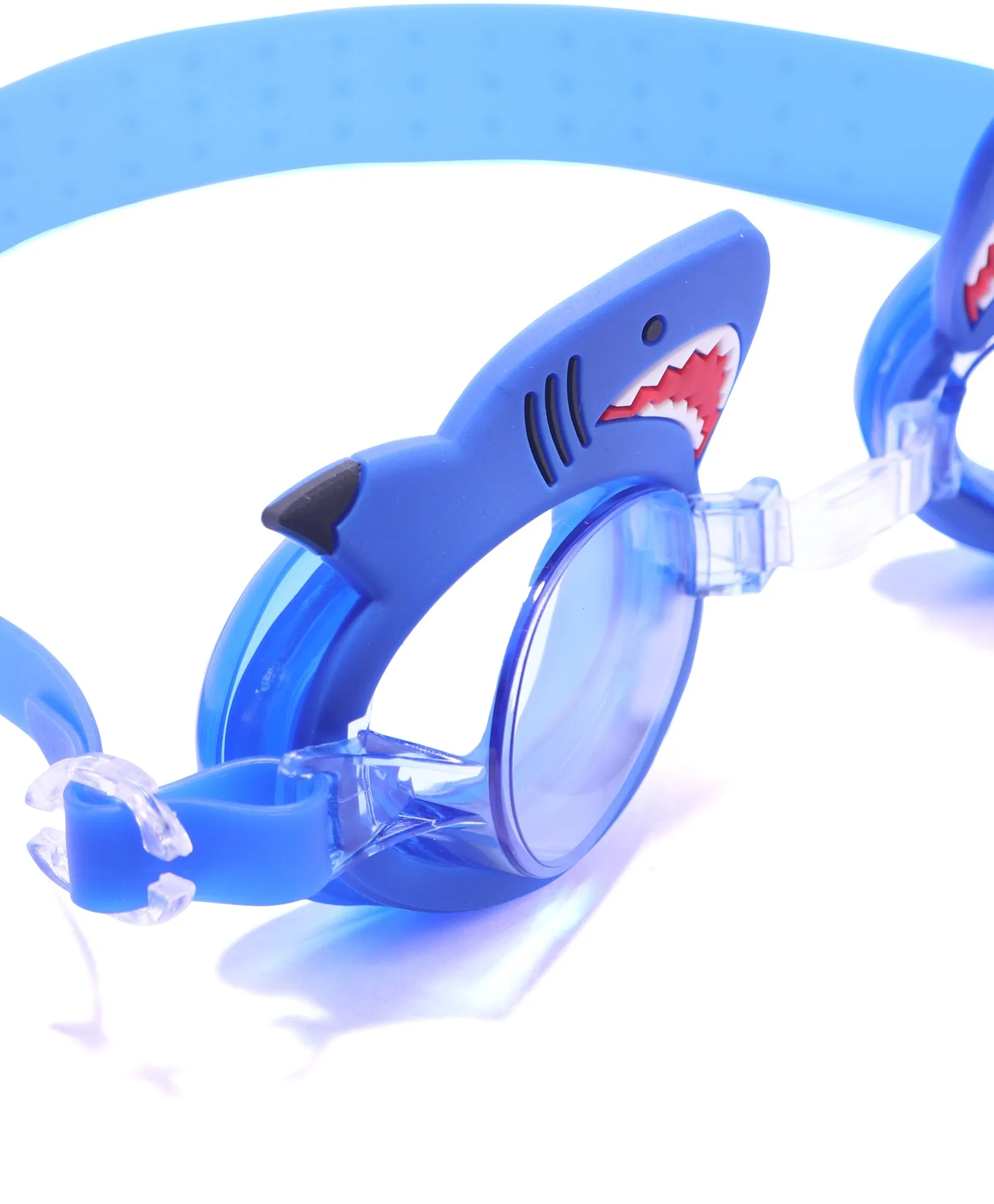 SHARK DESIGN SWIMMING GOGGLES - BLUE