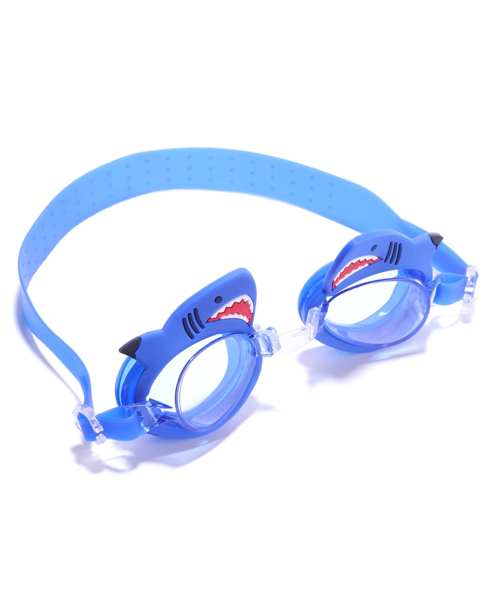 SHARK DESIGN SWIMMING GOGGLES - BLUE