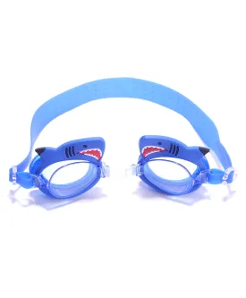 SHARK DESIGN SWIMMING GOGGLES - BLUE