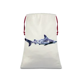 Shark Sublimation Linen Drawstring Sack