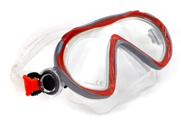 Sharkskin Junior Mask, Dry Snorkel Fin Set With Mesh Bag   Free Anti-fog