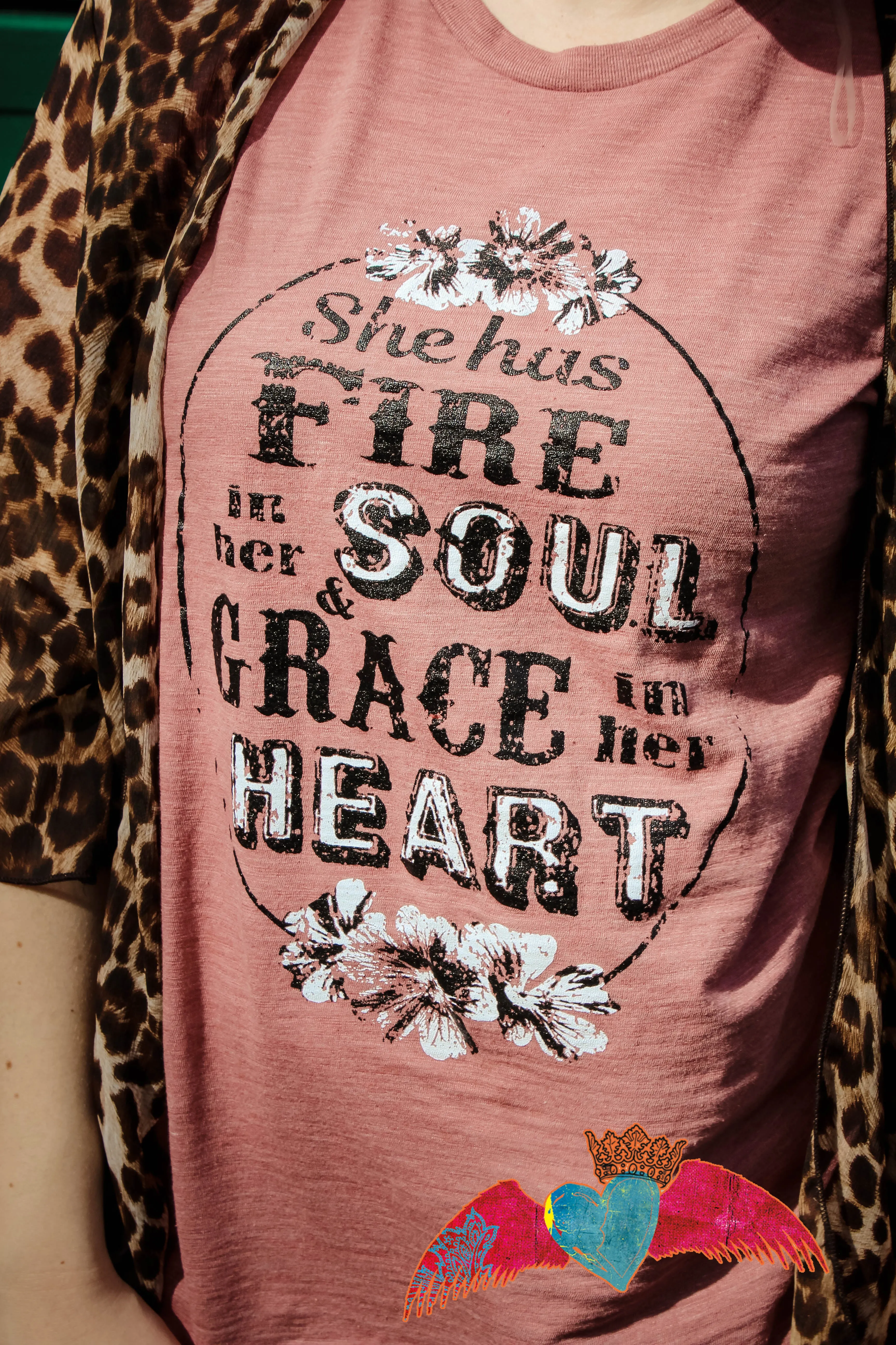 She Has Fire in Her Soul Crew Neck