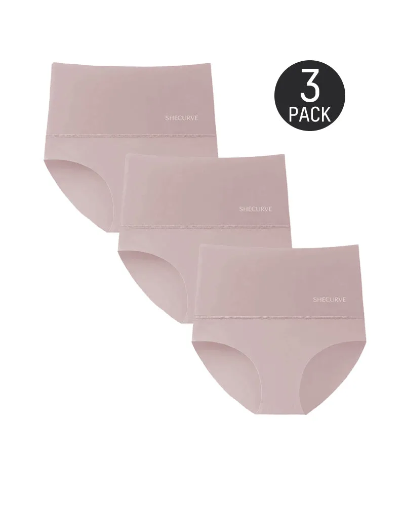 SheCurve® 3-Pack High Waisted Tummy Control Briefs