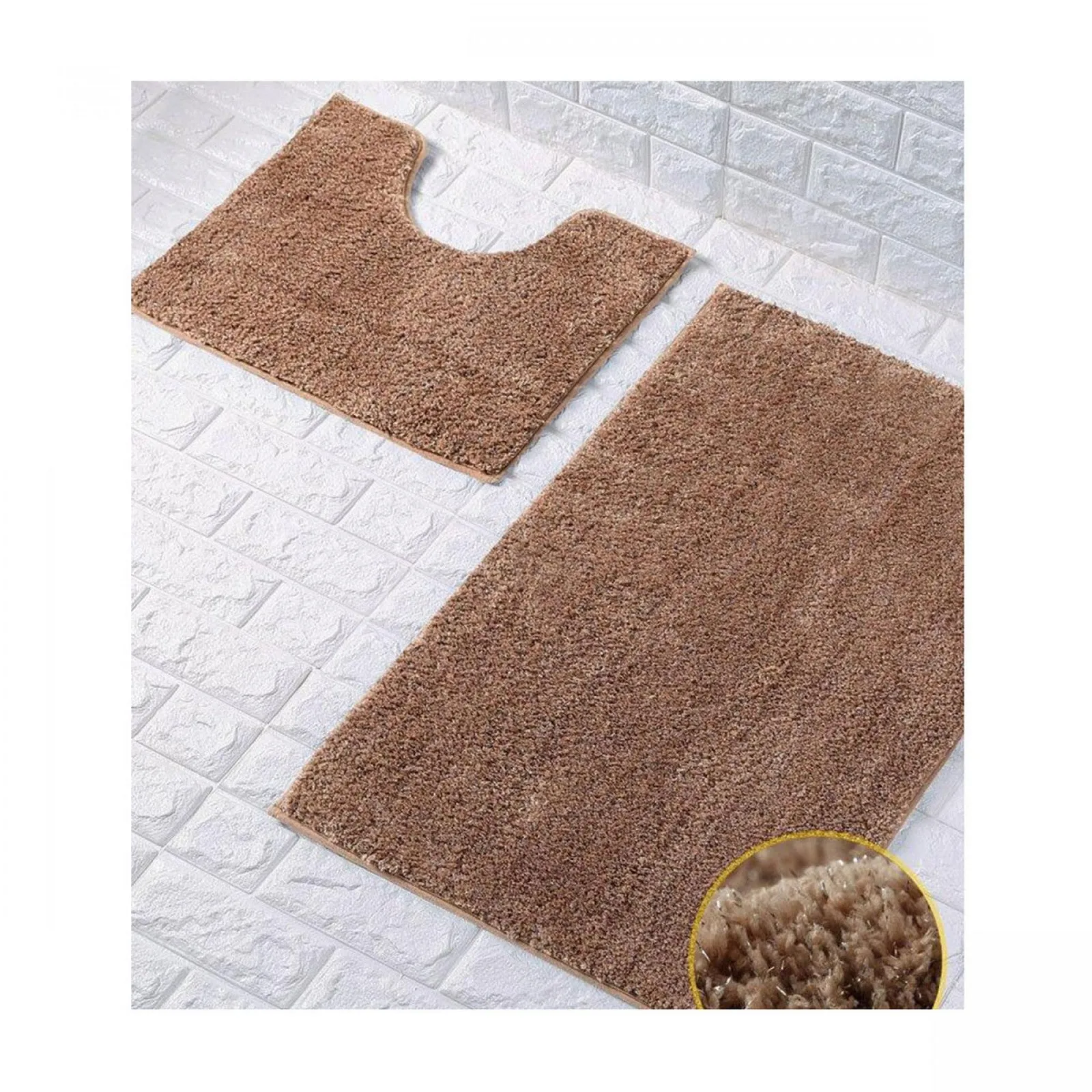 Shiny Bath Mat Set