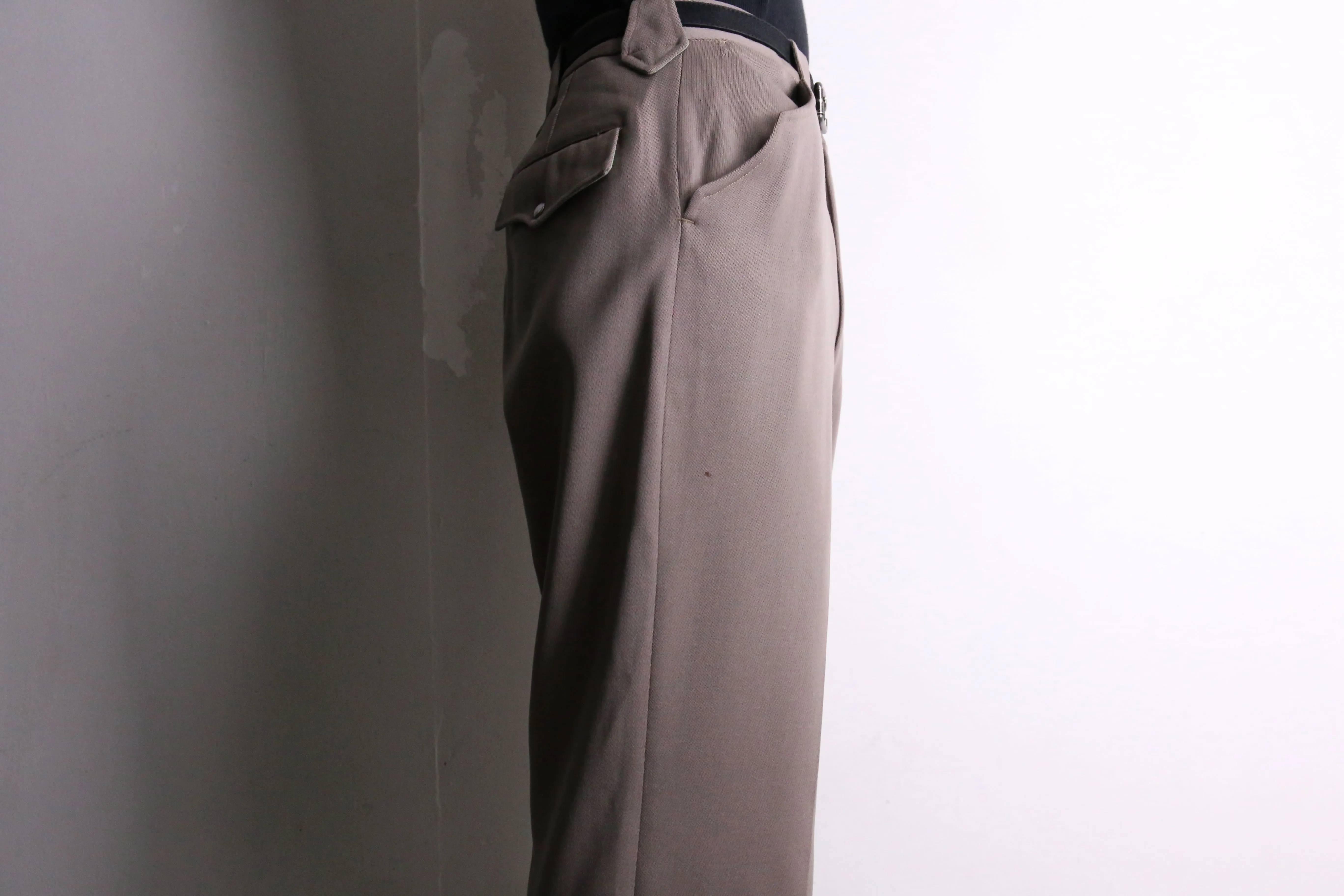 shiny light brown color western dress pants