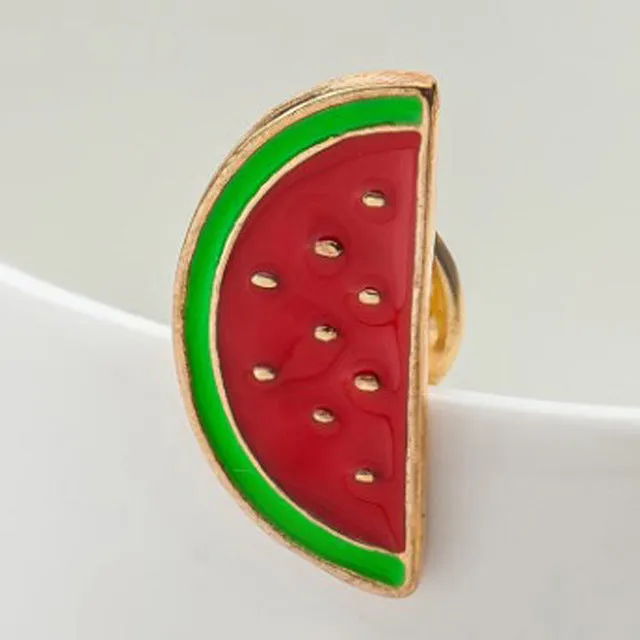 Shirt Collar Pin Brooch Lovely Cute fruit cute cartoon Fruit Lapel Pin brooch small cravat mini button Brooch collar brooches