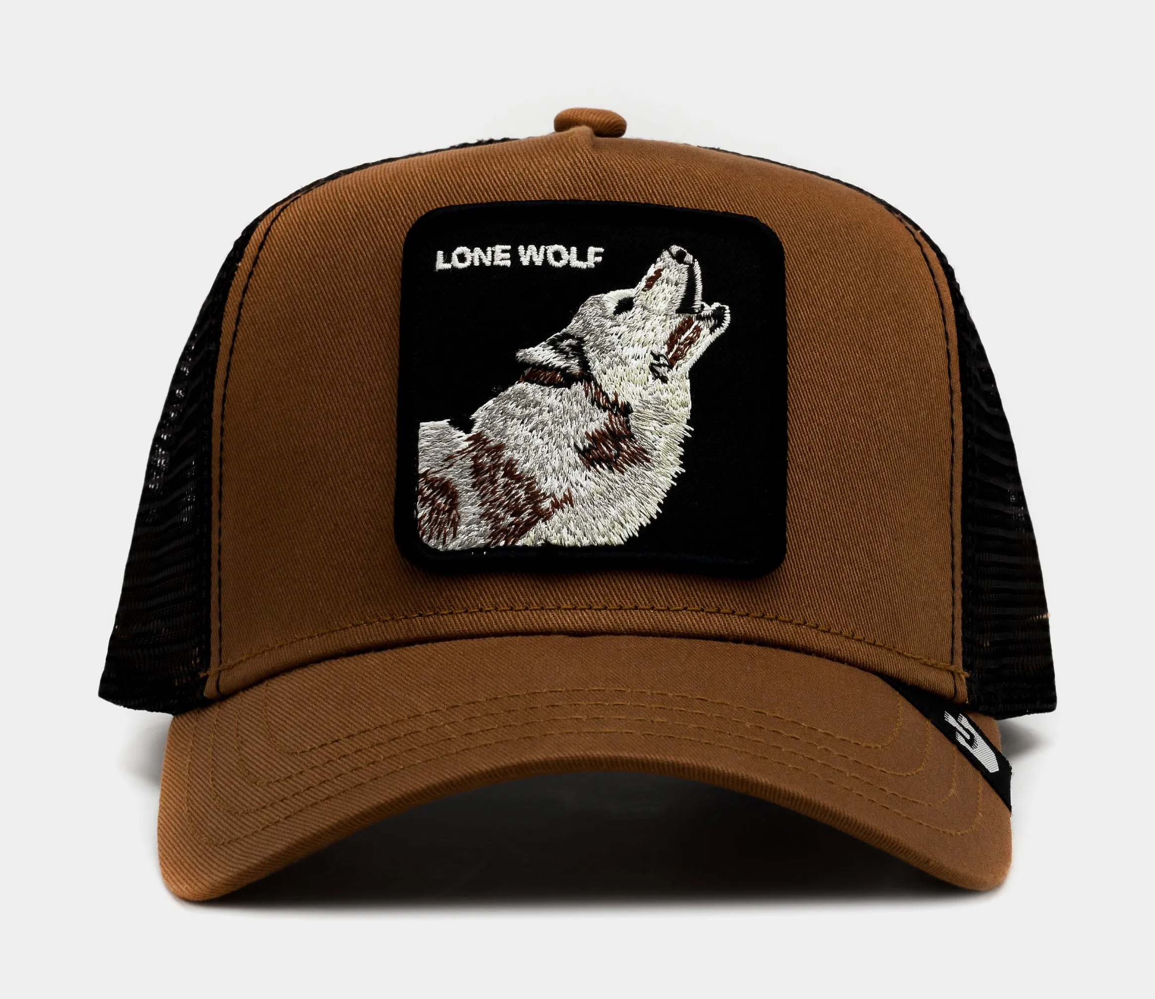 Shoe Palace Exclusive Wolf Palace Trucker Mens Hat (Brown/Black)