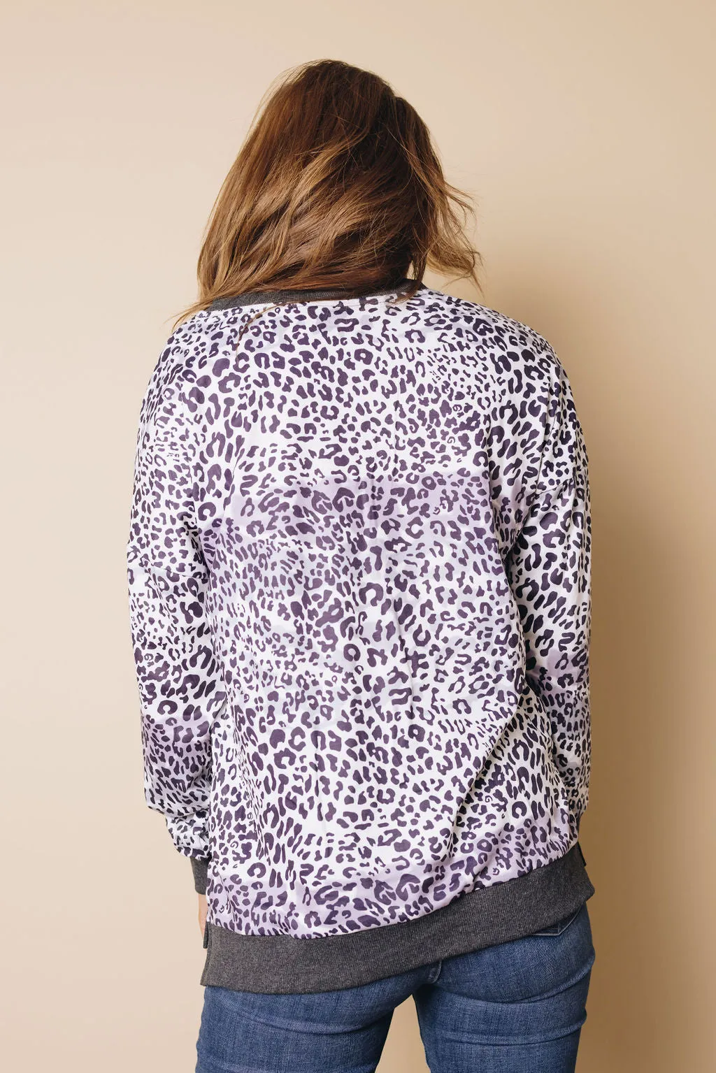 Shonda Leopard Color Block Top