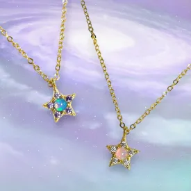 Shooting Star Opal Necklace