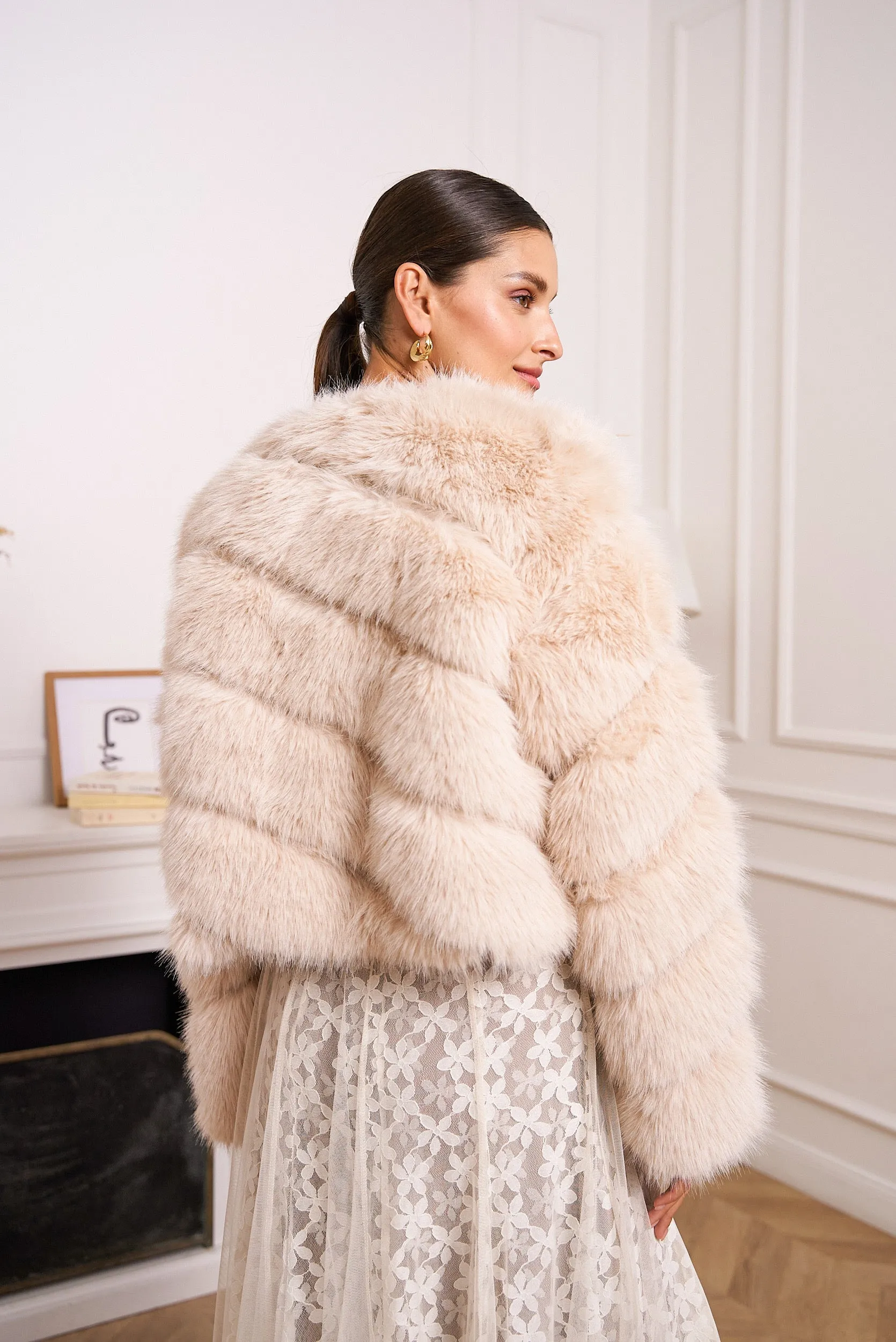 Short Faux Fur Jacket