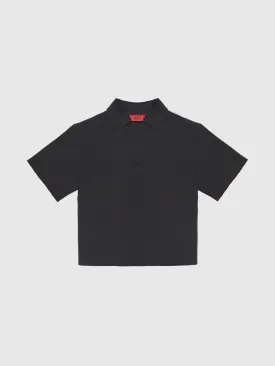 Short Sleeve Jersey Thermal in Black