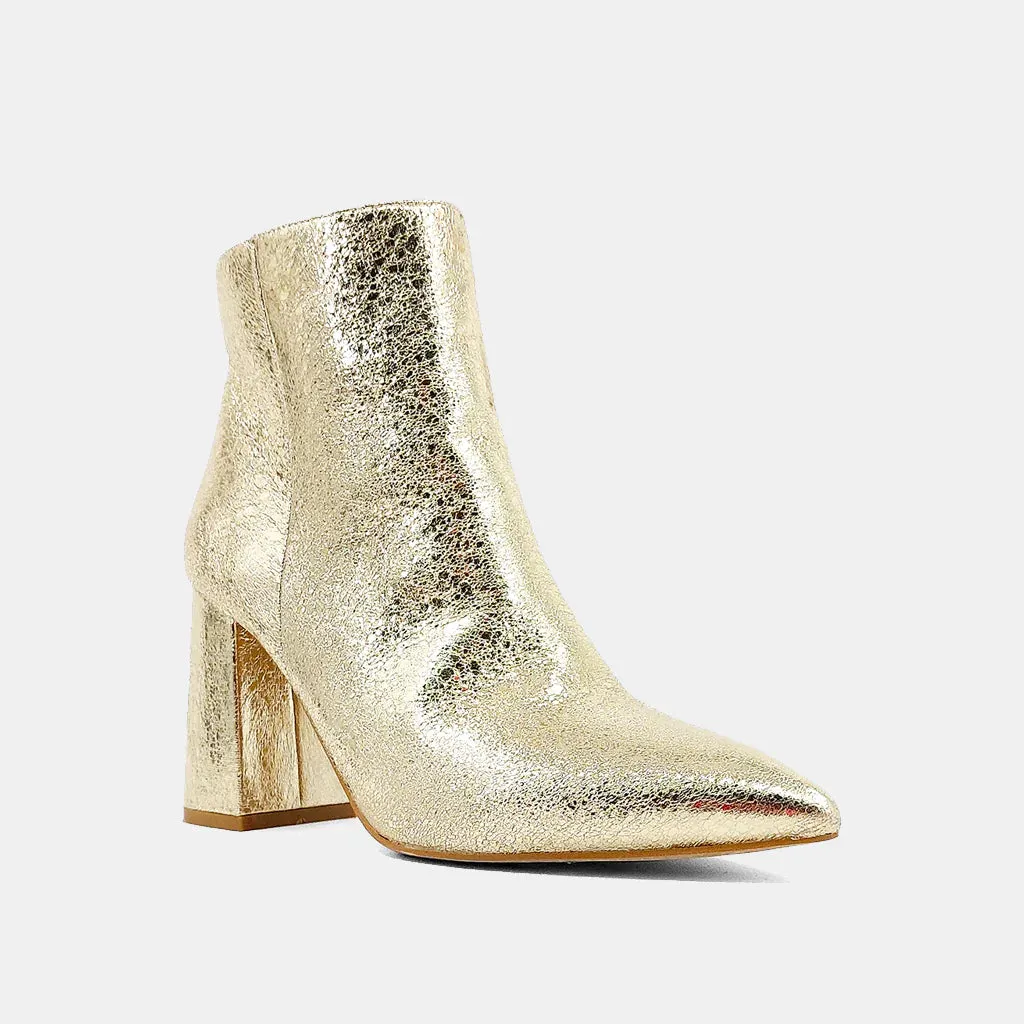 Shu Shop Gold Veronica Boots