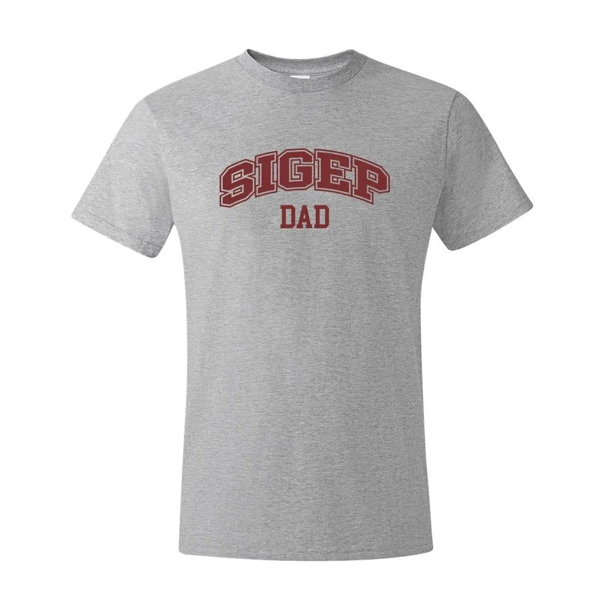 SigEp Heather Gray Dad Tee