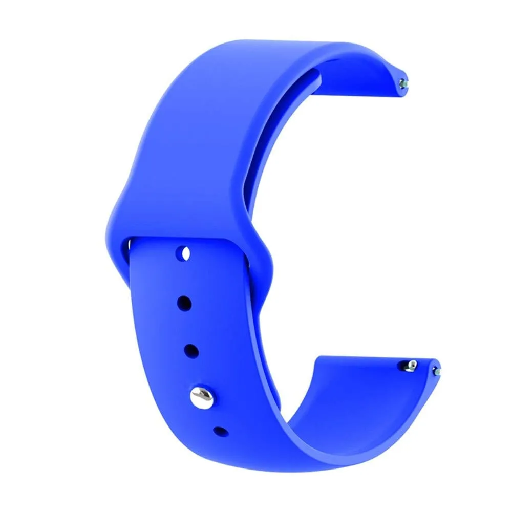 Silicone Button Style Watch Straps Compatible with OnePlus Watch