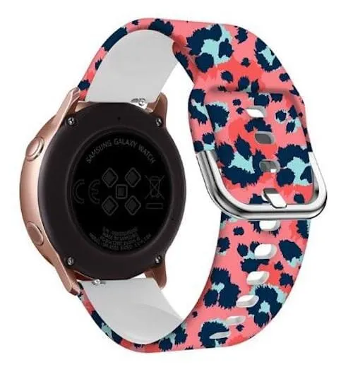 Silicone Pattern Watch Straps compatible with the Amazfit 20mm Range