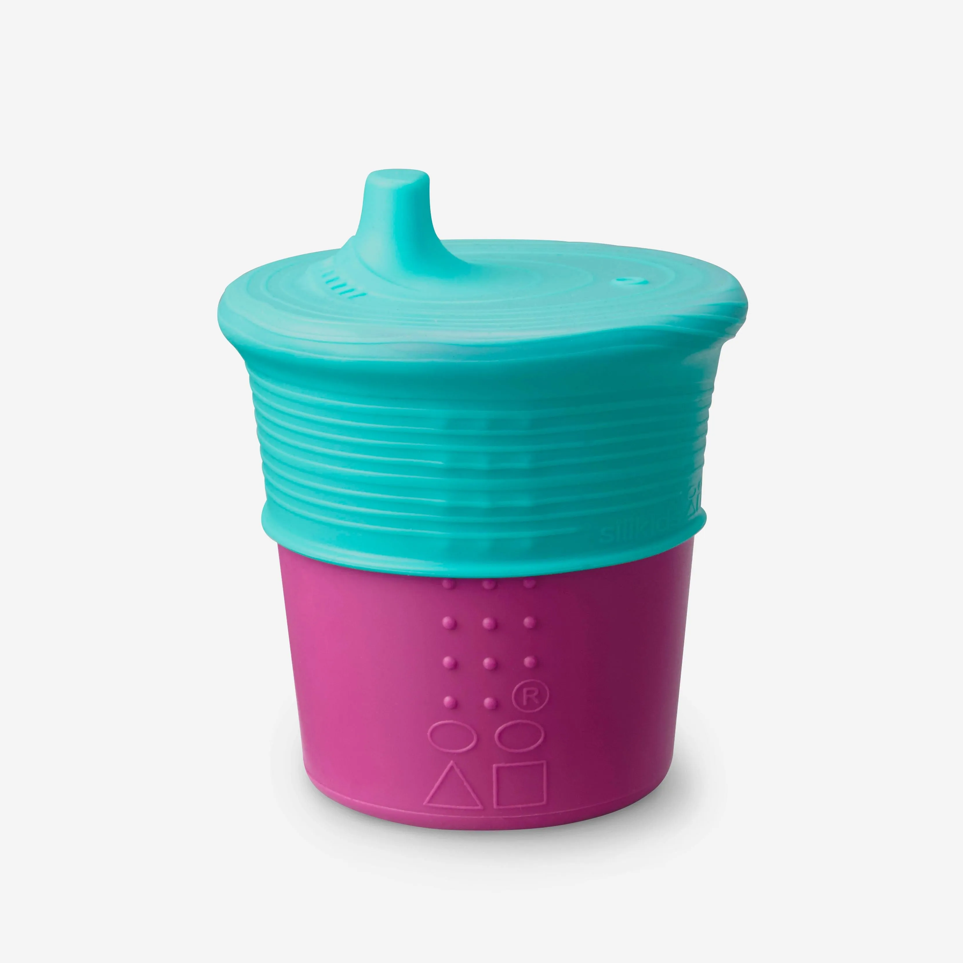 SiliKids Silicone Sippy Cup with Universal Sippy Lid, 8oz