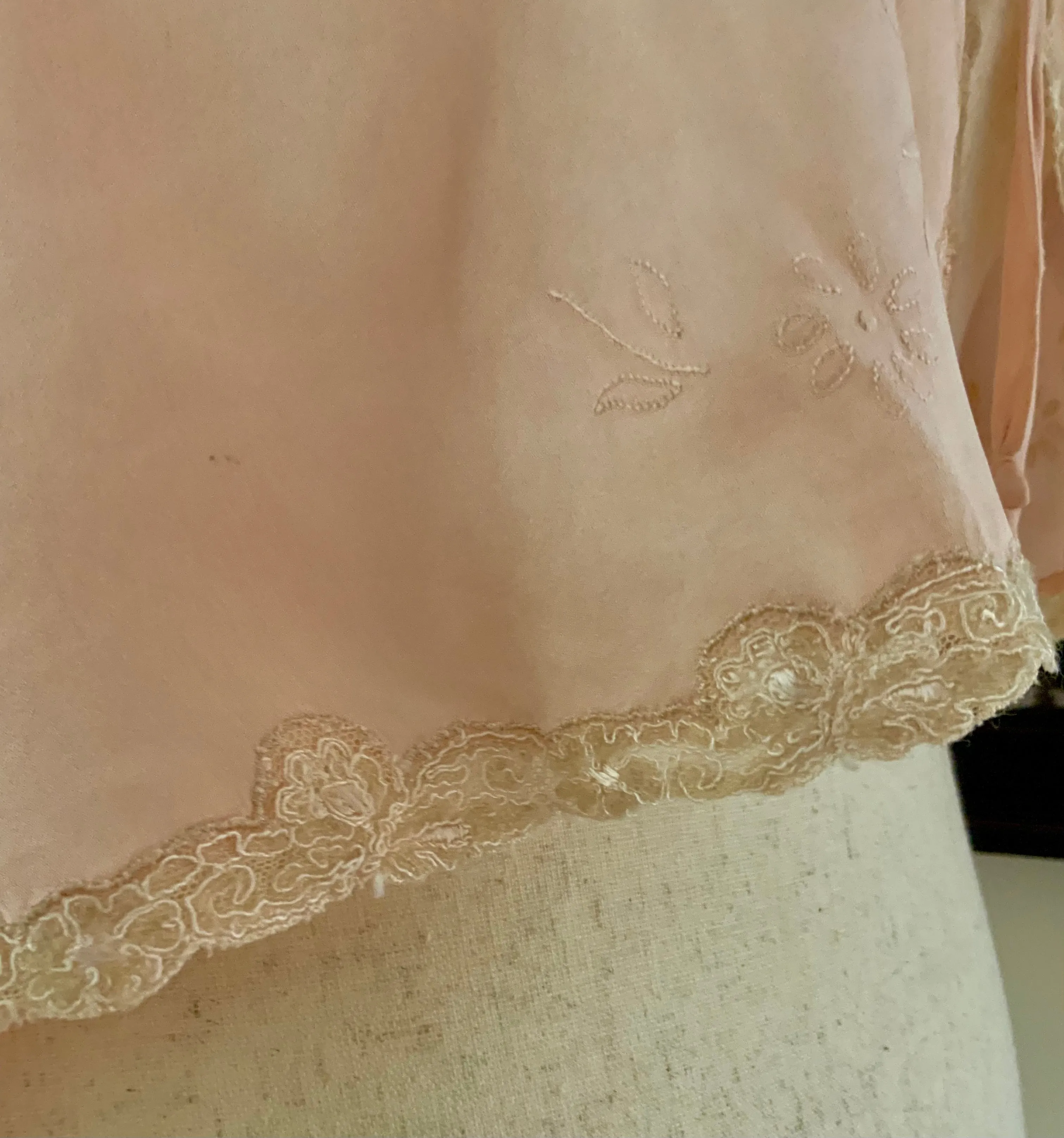 Silk Bed Jacket - 50s