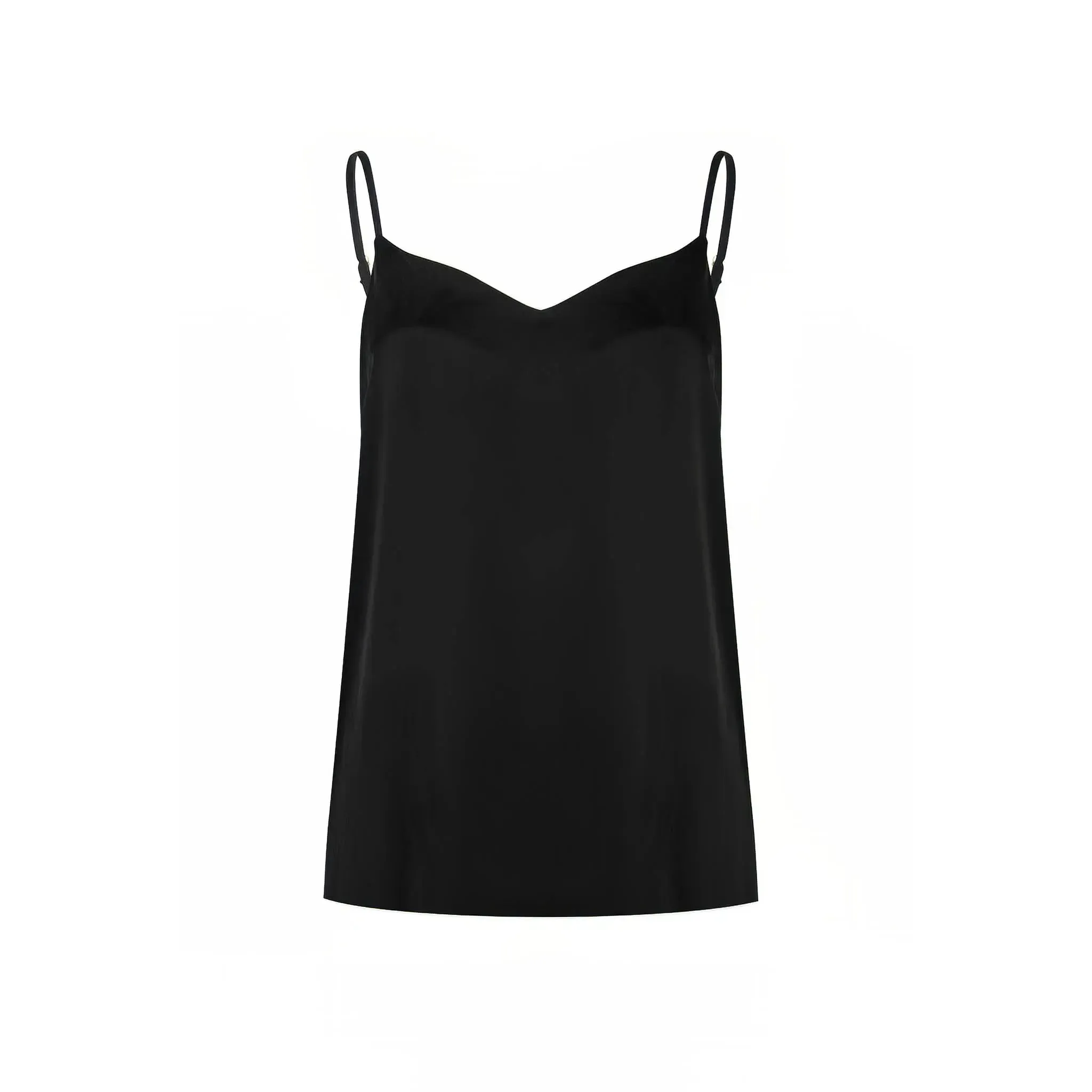 Silk Dreamscape Black Camisole