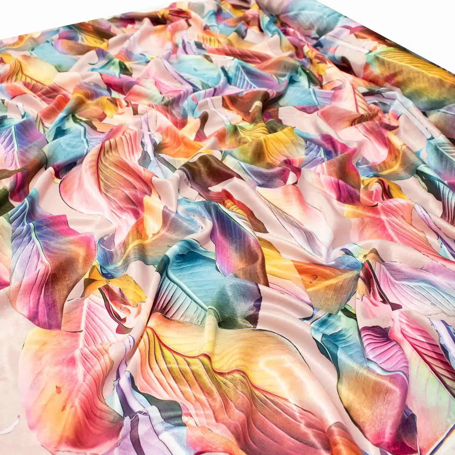 Silky Satin Sand Wash Digital Prints