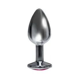 Silver Starter Bejeweled Stainless Steel Plug