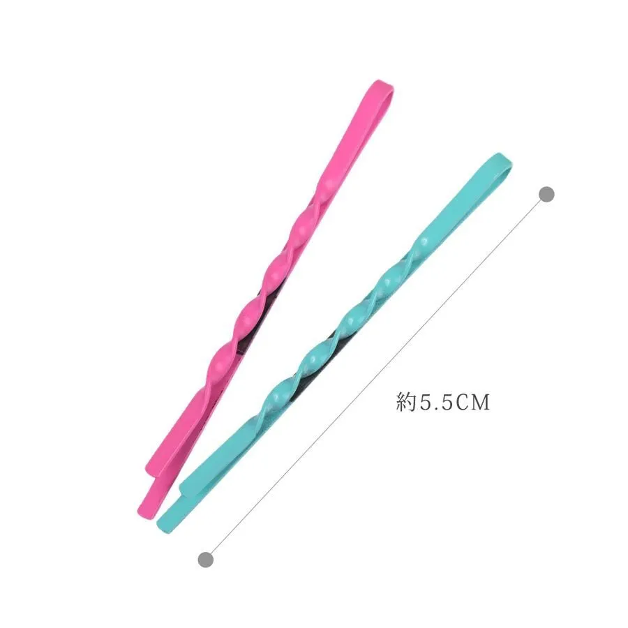 Simple twist color hairpin set