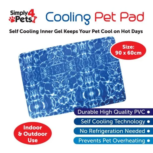 simply4pets Cooling Pet Pad - 90cm x 60cm - 4612