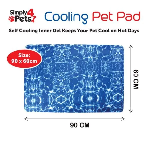 simply4pets Cooling Pet Pad - 90cm x 60cm - 4612