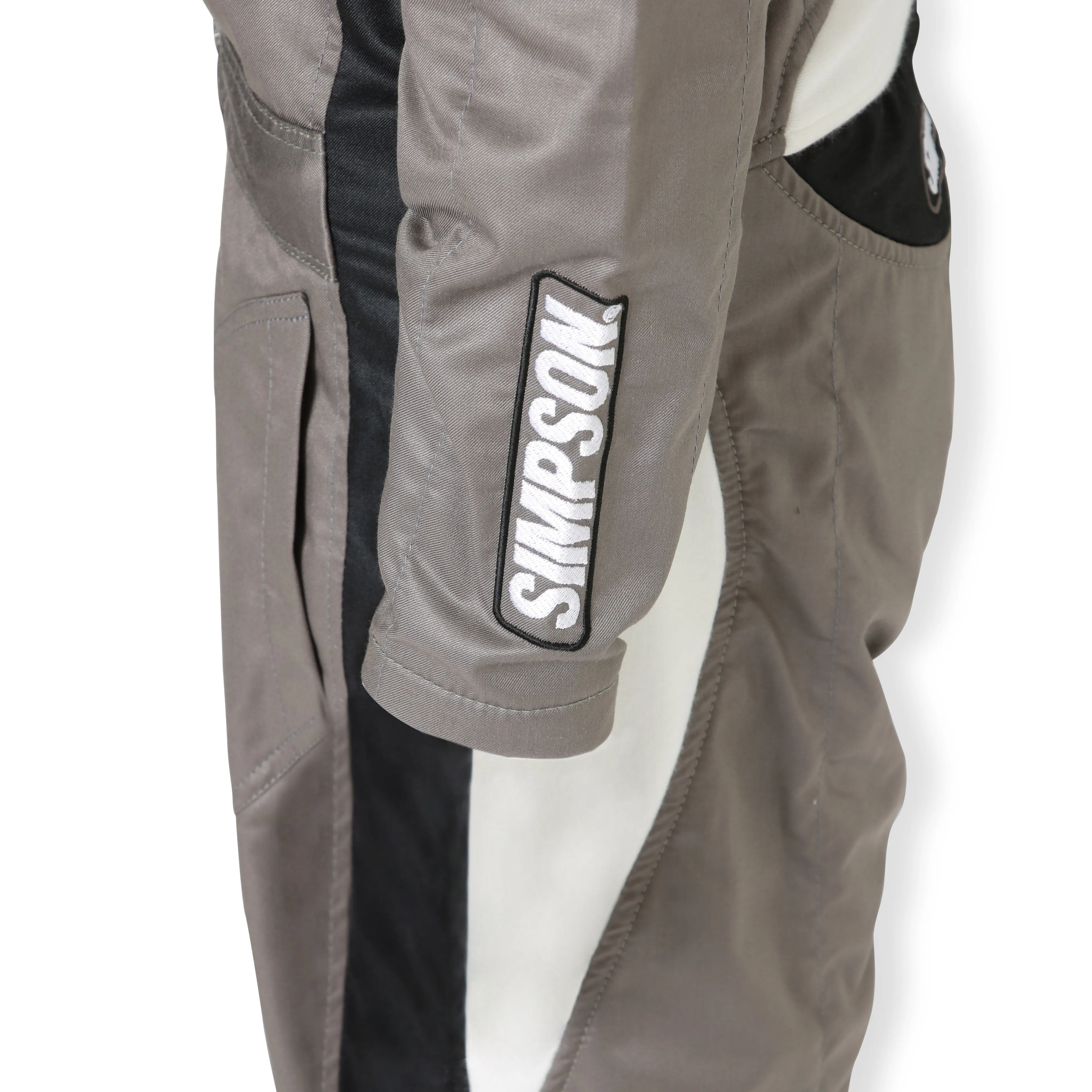 Simpson Supercoil Racing Suit - Alloy/Black/White