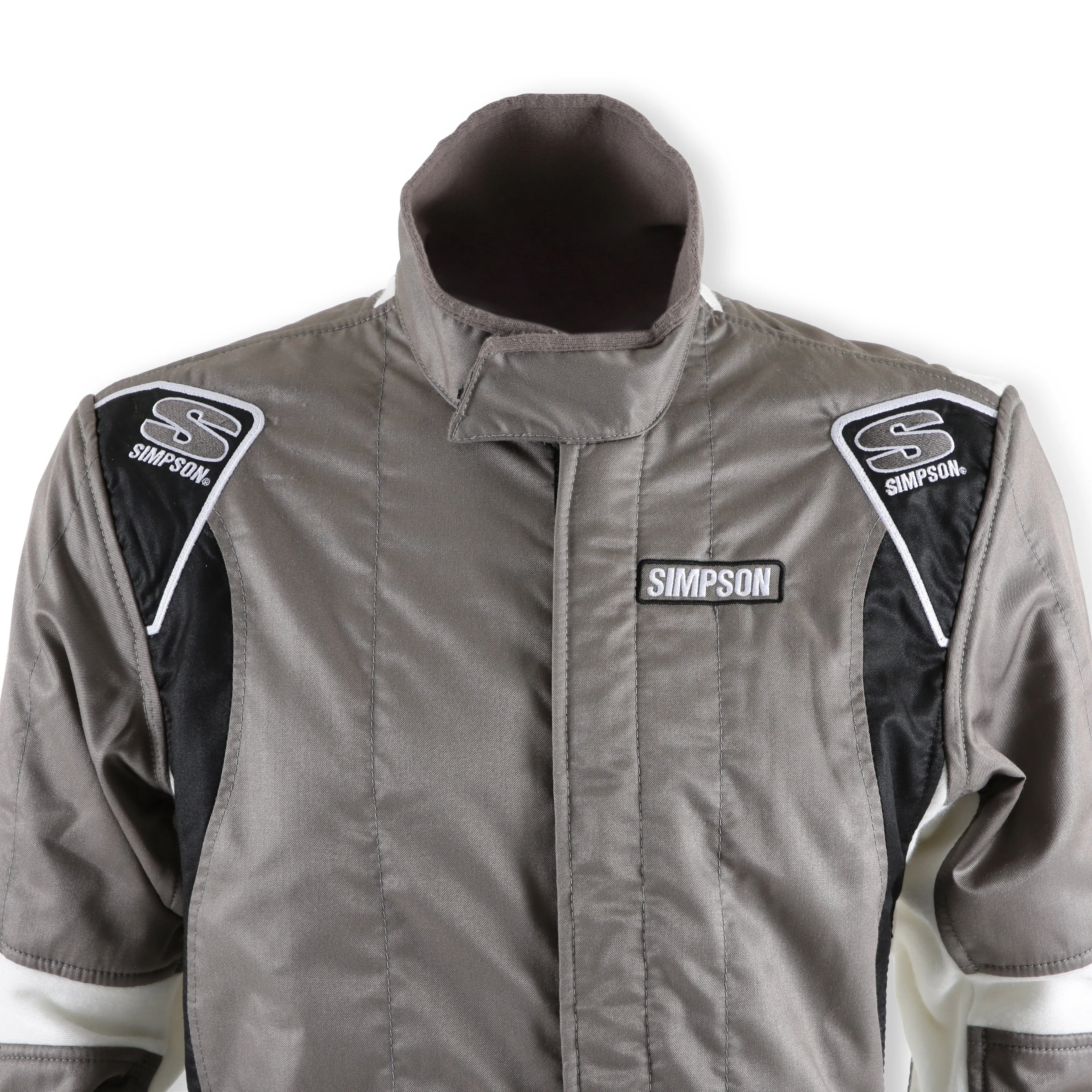 Simpson Supercoil Racing Suit - Alloy/Black/White