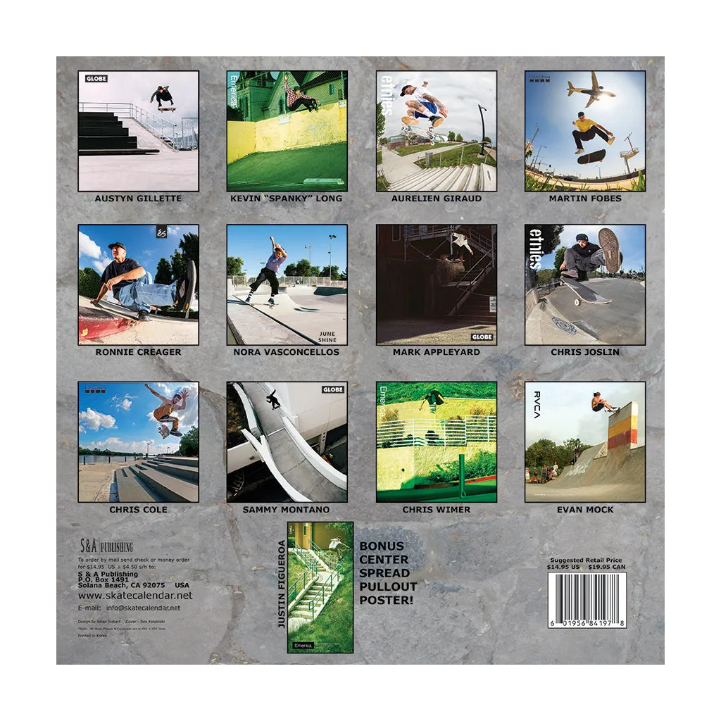 SKATEboarding 2024 Calendar