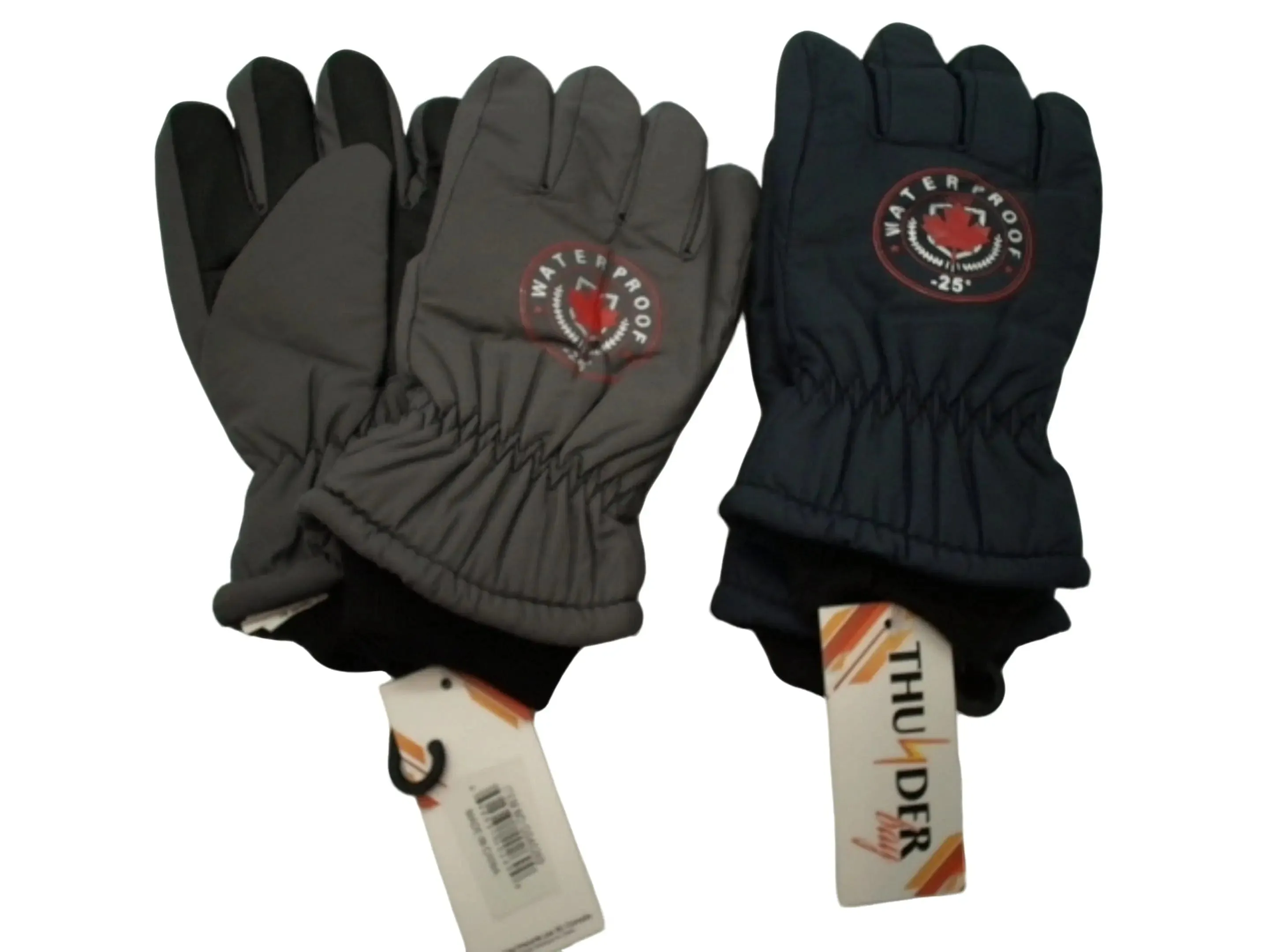 Ski Gloves Kids Waterproof Assorted