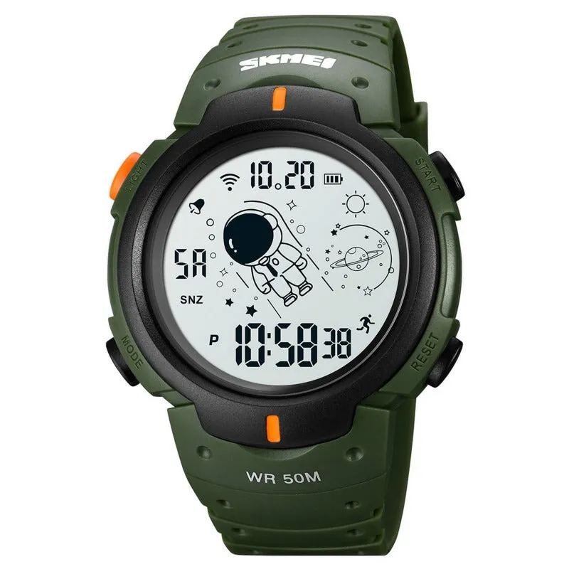 SKMEI 1820 Spacewalk 48mm Big Face Digital Watch for Men 50m Waterproof