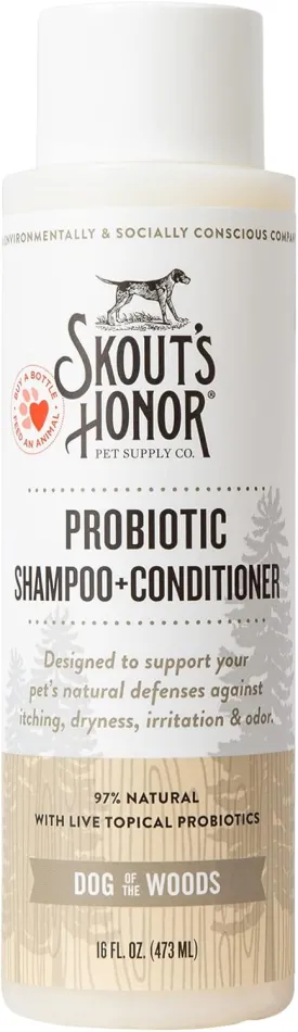 Skout's Honor Dog Probiotic Dog of the Woods Shampoo   Conditioner 16 oz