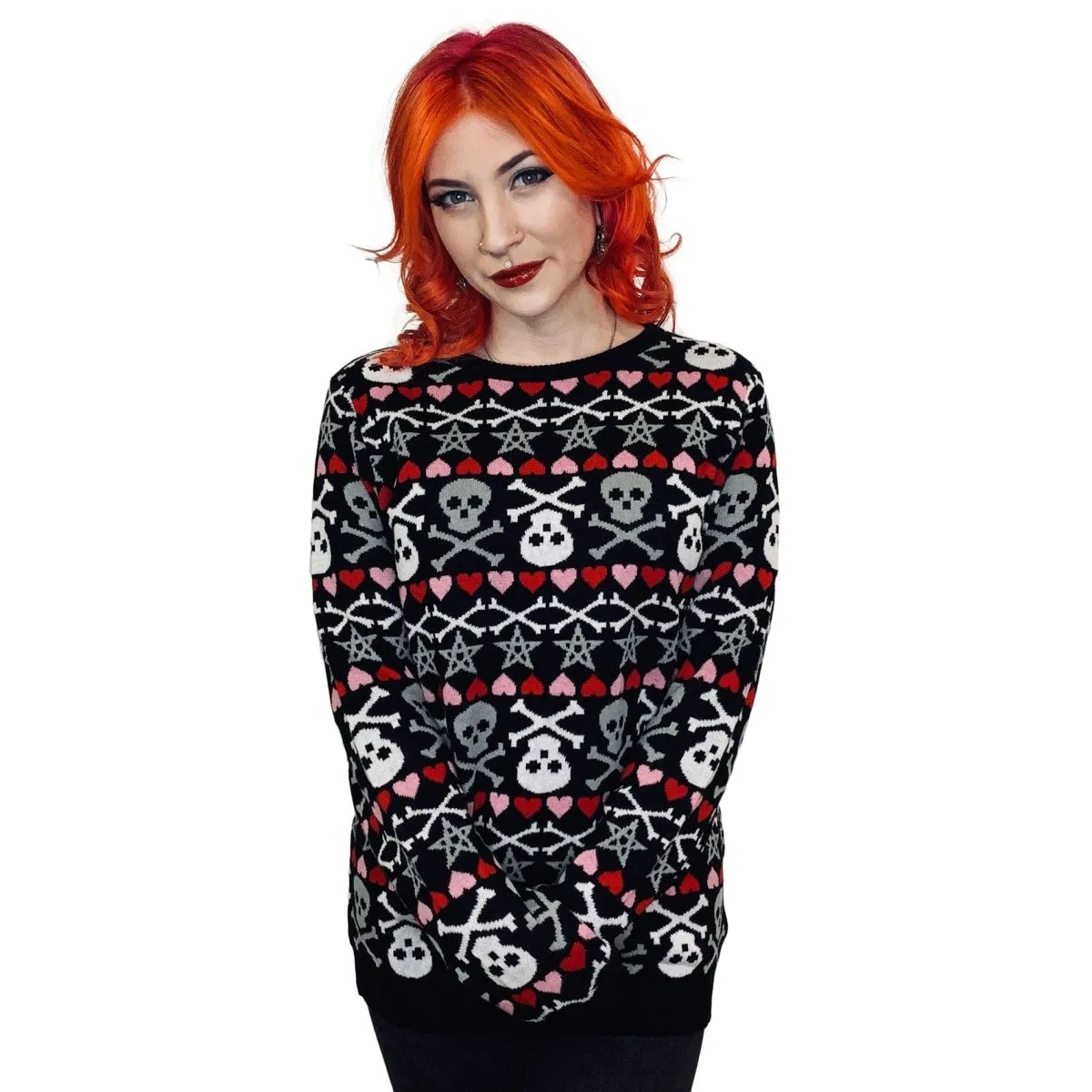 Skulls And Stars Christmas Sweater