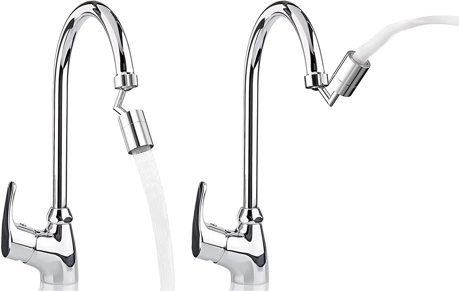 Skywin Eyewash Station and Eye Wash Faucet Extender for Flushing Eyes - Compatible with Most Faucet Types with Removable Aerator