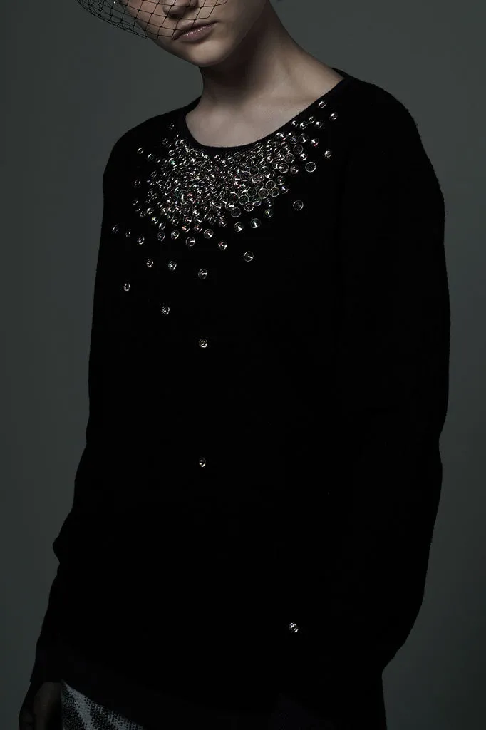 Slade Collection- Hand Made Diamond Rivet Knitwear